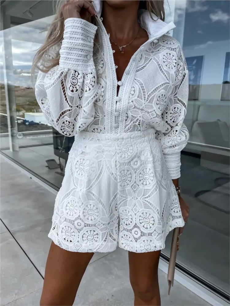 REBECA™ | CONJUNTO DE VERANO DE ENCAJE