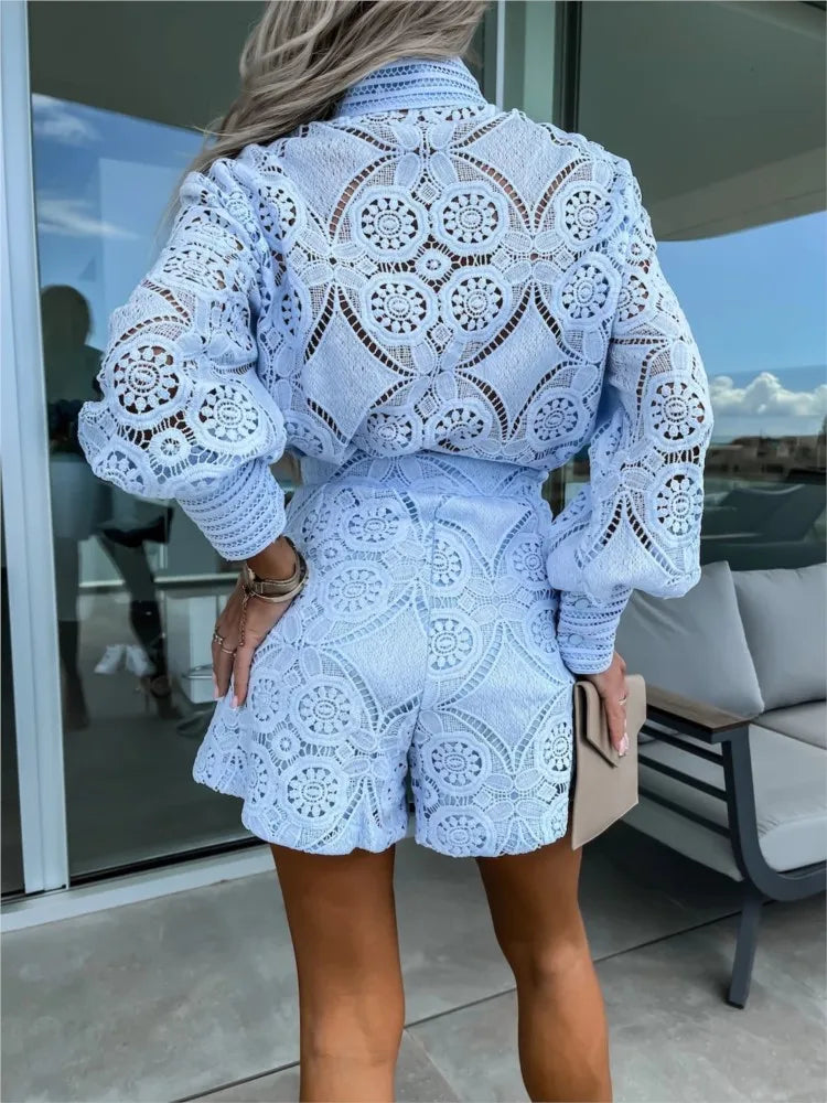 REBECA™ | CONJUNTO DE VERANO DE ENCAJE
