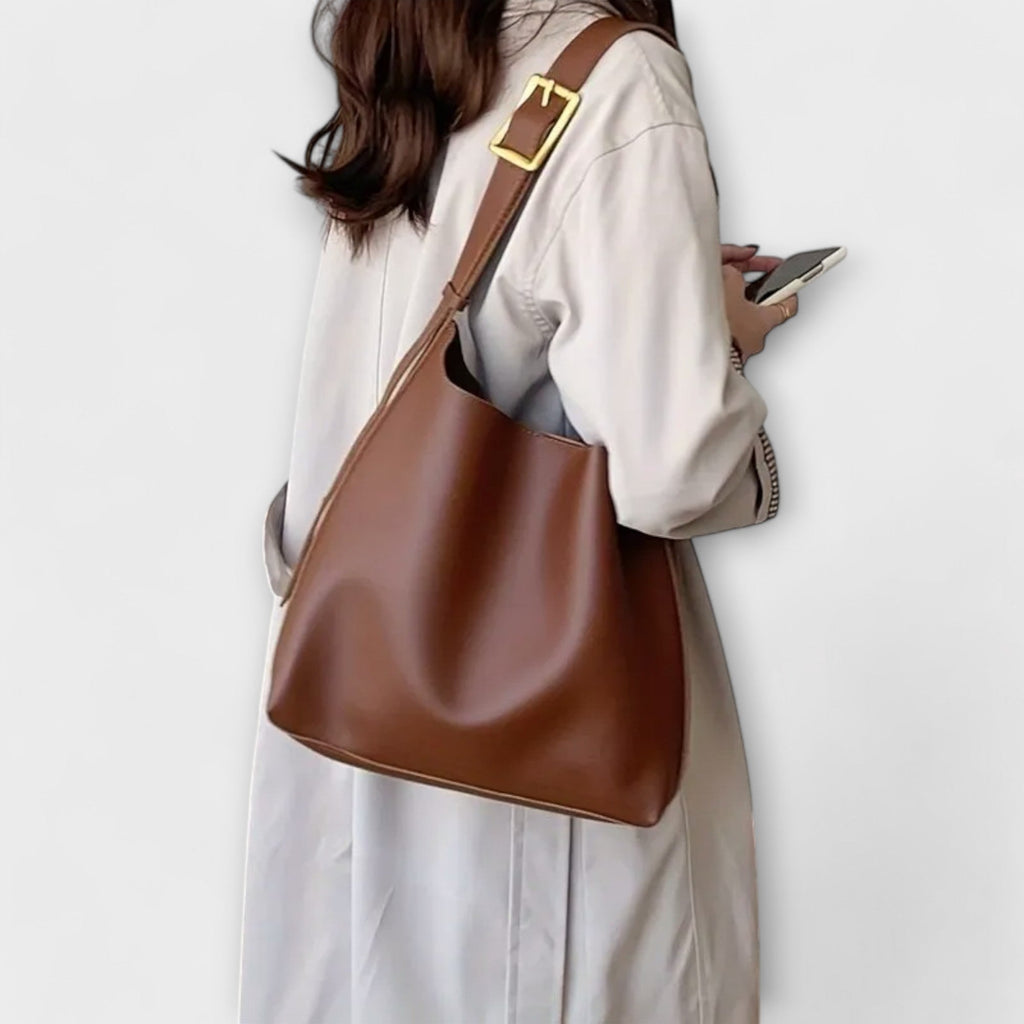 Camila – Elegante bolso de piel para llevar al hombro