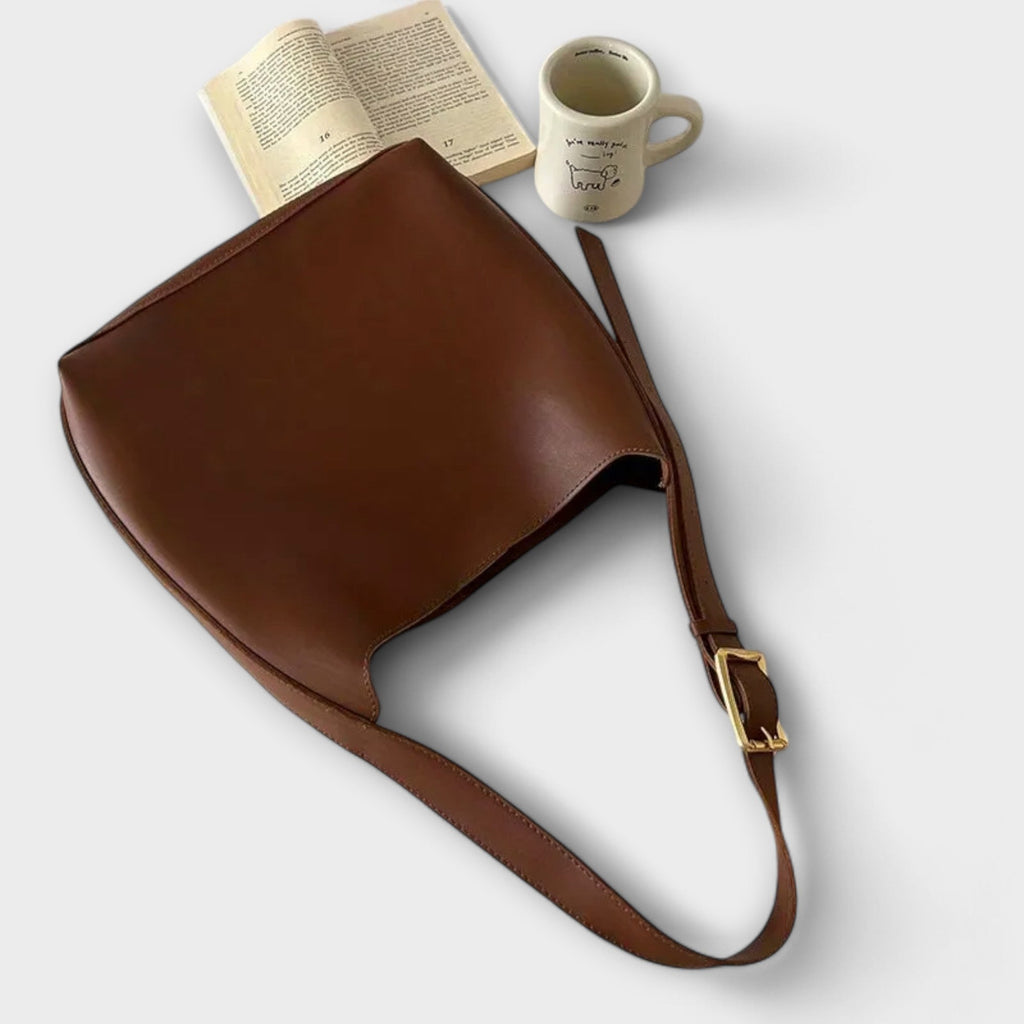 Camila – Elegante bolso de piel para llevar al hombro